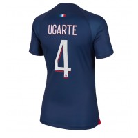 Camisa de Futebol Paris Saint-Germain Manuel Ugarte #4 Equipamento Principal Mulheres 2023-24 Manga Curta